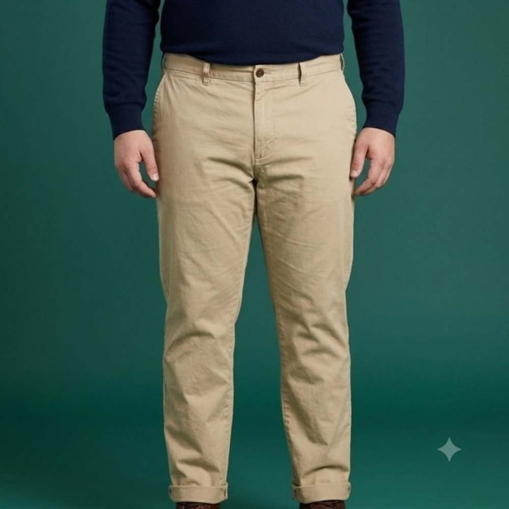 Tommy Hilfiger Tailored Fit Chino‎ Pants Mens 38x30 Khaki Beige Casual